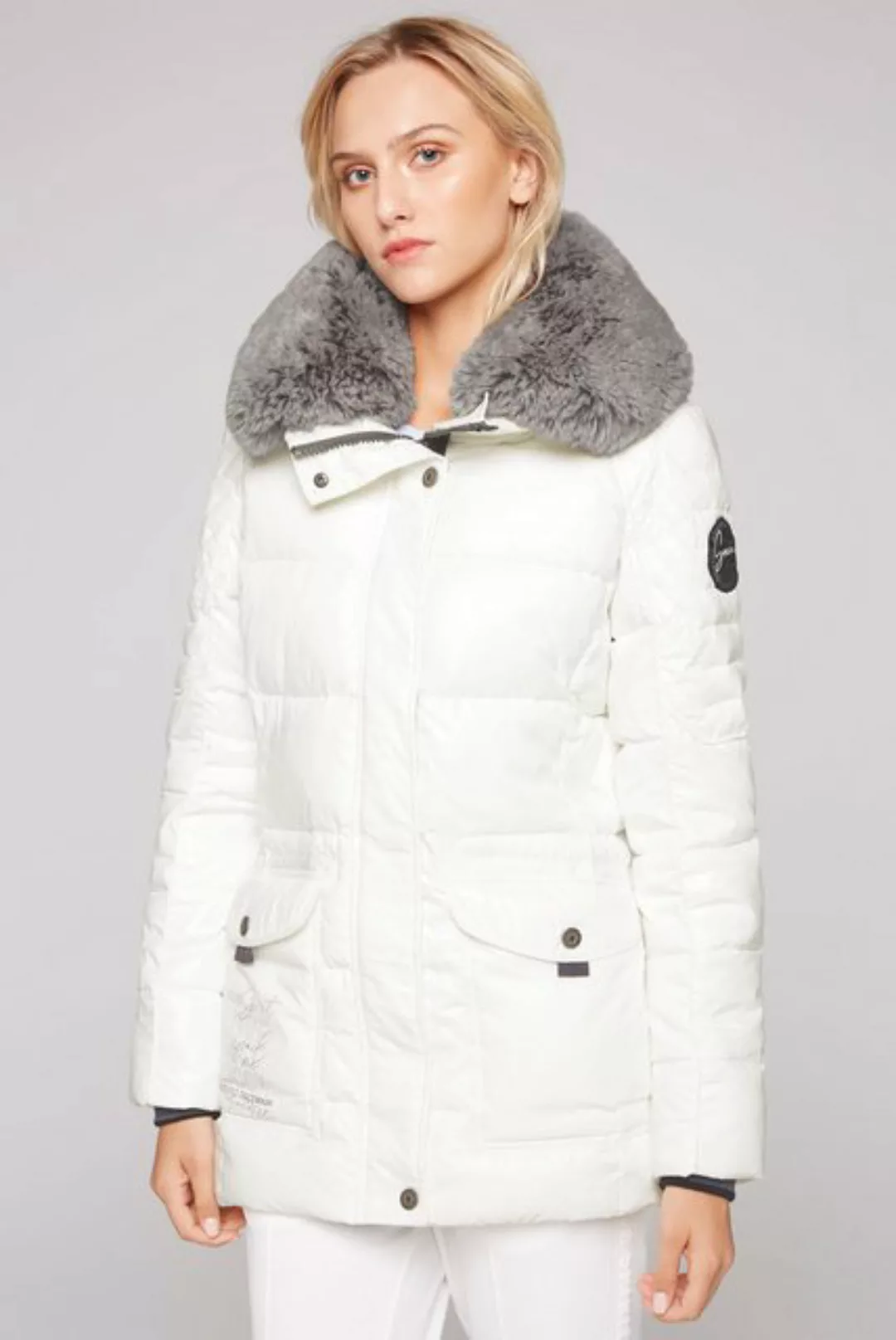 SOCCX Winterjacke mit Windbreaker-Bündchen günstig online kaufen