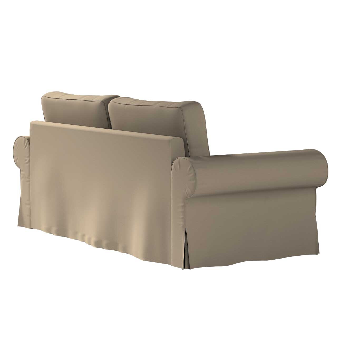 Bezug für Backabro 3-Sitzer Sofa ausklappbar, mokka, Bezug für Backabro 3-S günstig online kaufen