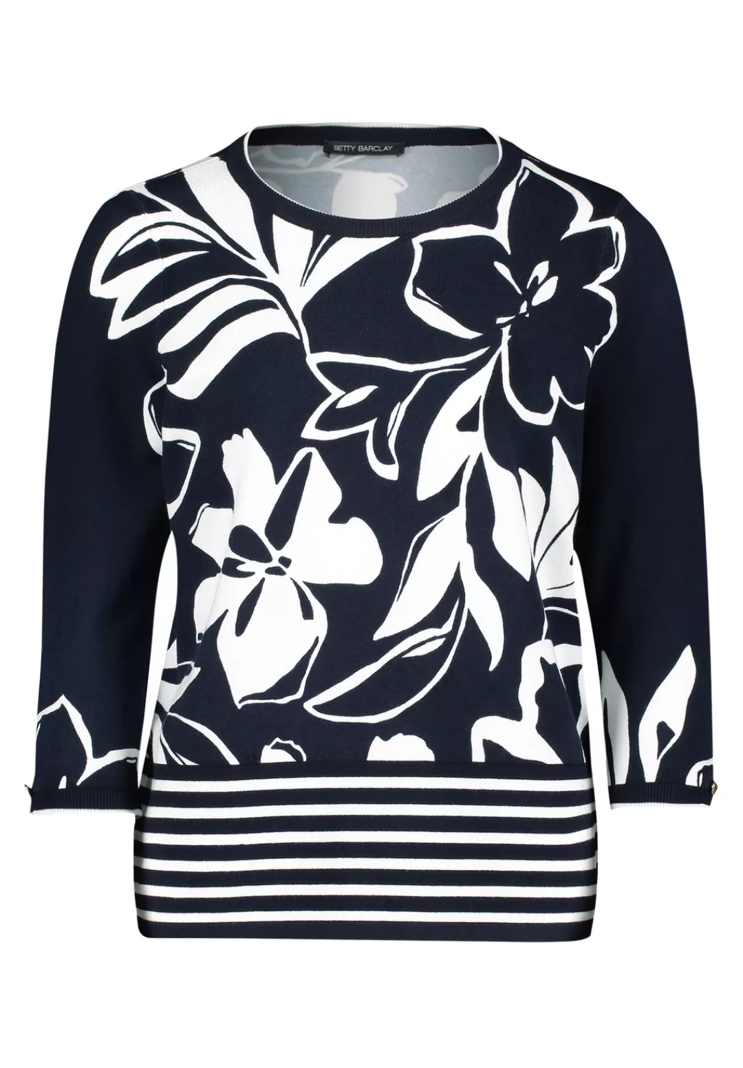 Betty Barclay Strickpullover "Betty Barclay Damen Feinstrickpullover mit Bl günstig online kaufen