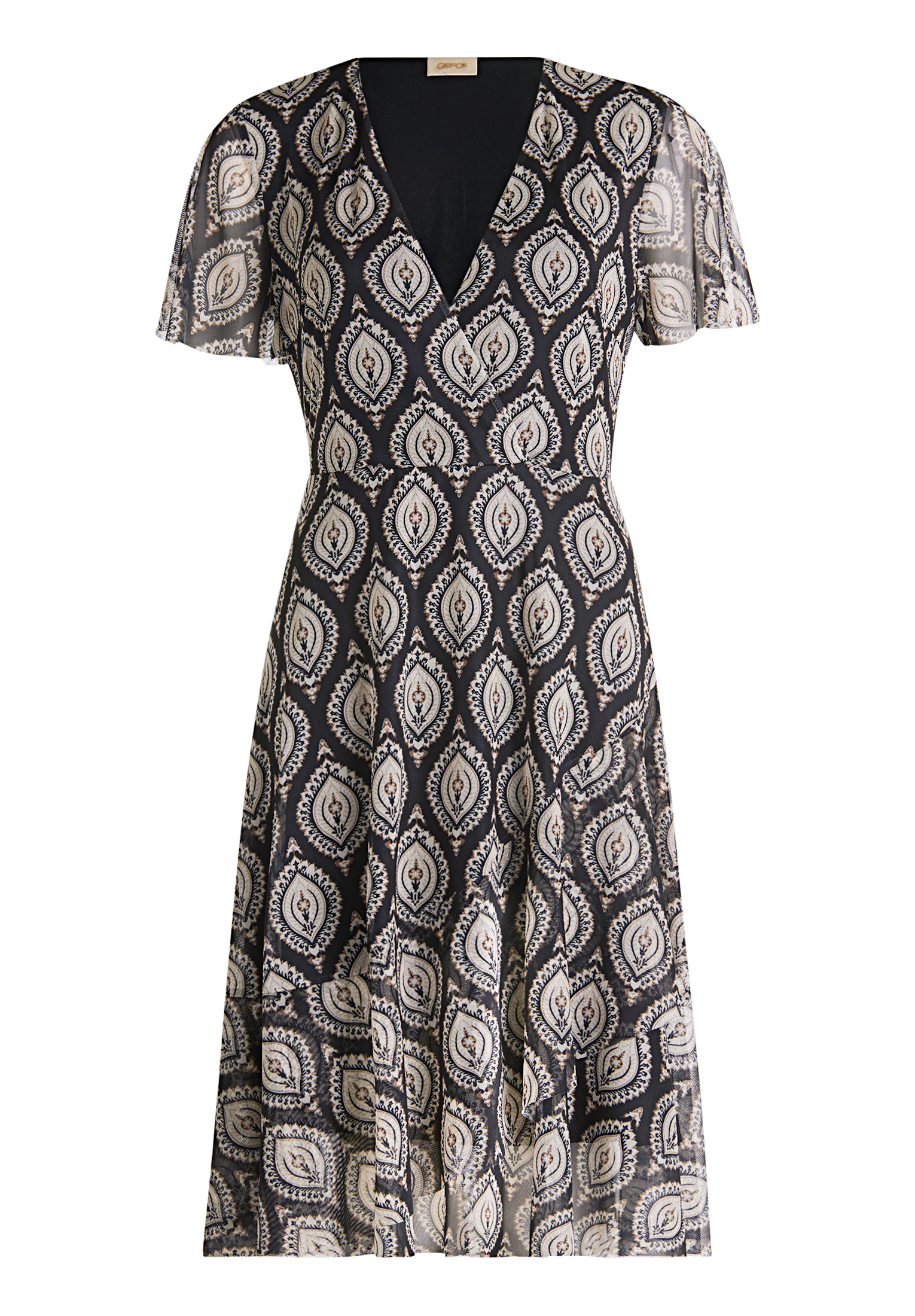Cartoon Volantkleid "Cartoon Damen Volantkleid mit Rüschen" günstig online kaufen