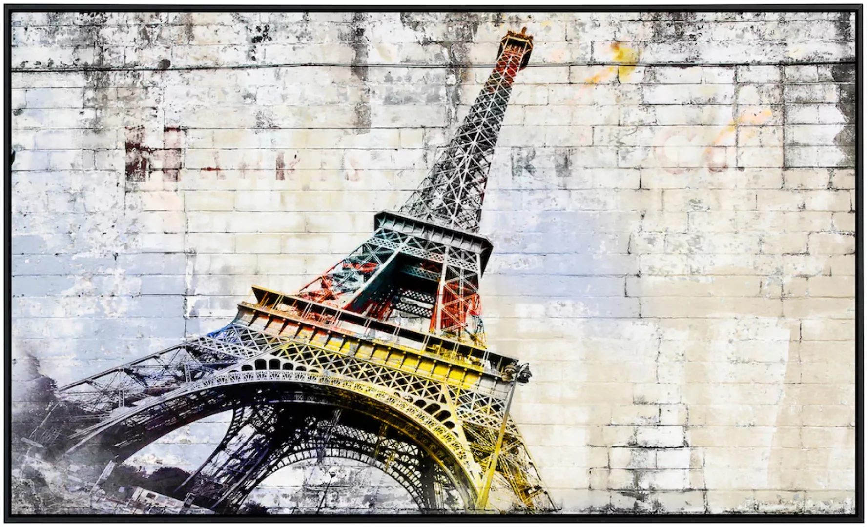 Papermoon Infrarotheizung »Eiffelturm Graffiti«, sehr angenehme Strahlungsw günstig online kaufen