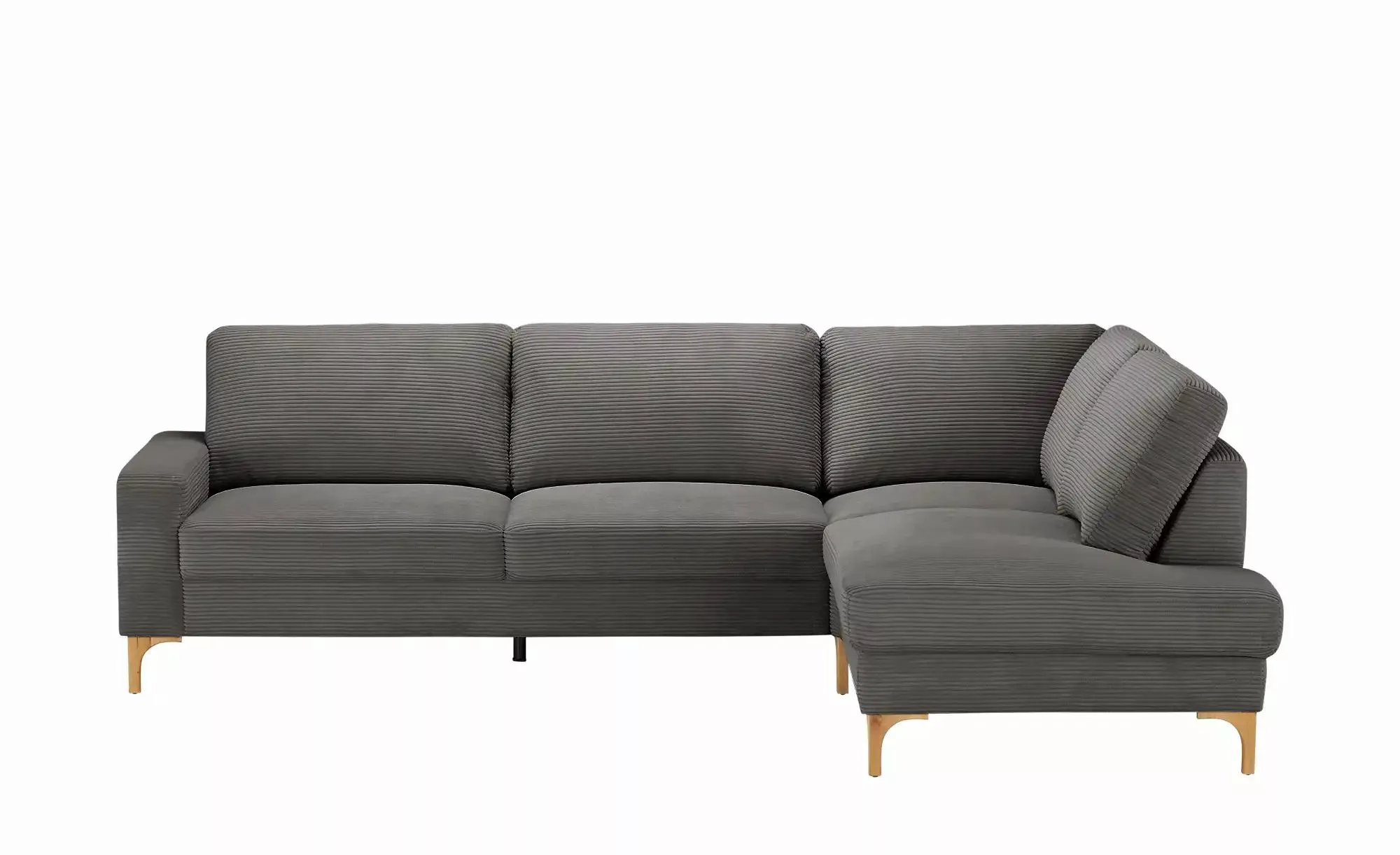 Gray & Jones Cord-Sofa  Capa ¦ grau ¦ Maße (cm): B: 276 H: 86 T: 200.0 Pols günstig online kaufen