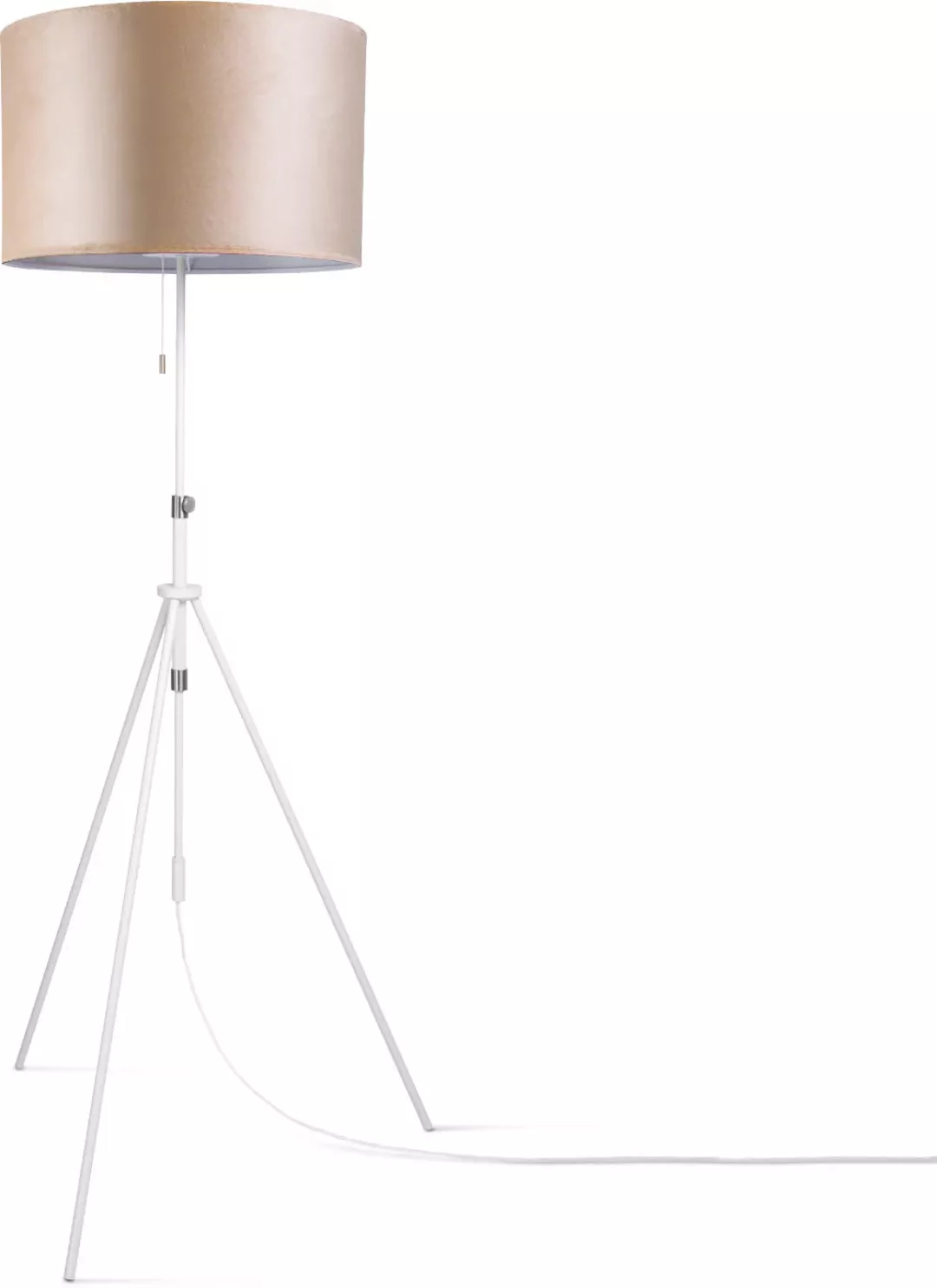 Paco Home Stehlampe »Naomi uni Color«, Wohnzimmer Höhenverstellbar 121,5 bi günstig online kaufen