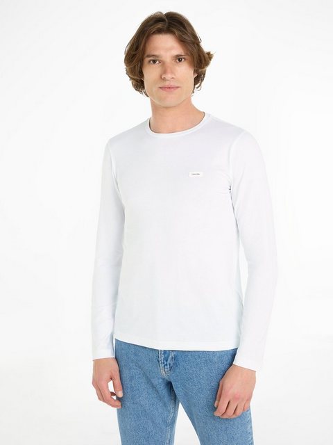 Calvin Klein Langarmshirt STRETCH SLIM FIT LS T-SHIRT günstig online kaufen