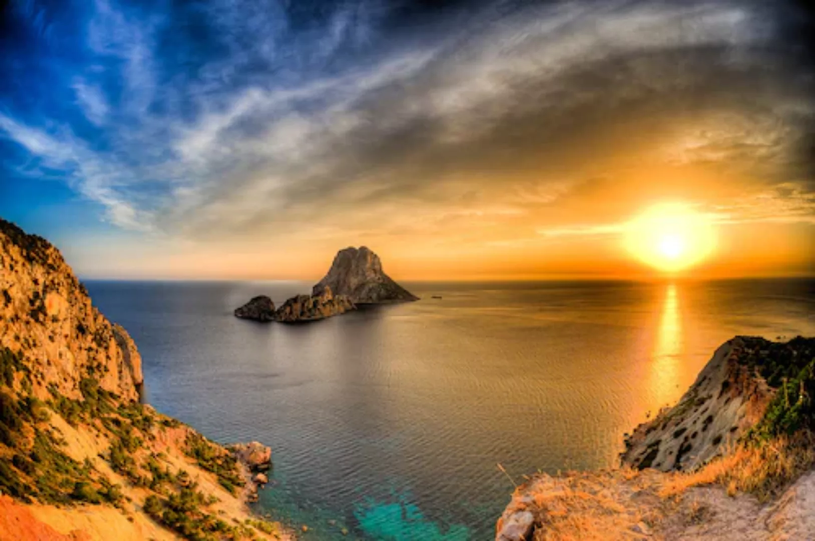 Papermoon Fototapete »Insel Es Vedrá Ibiza« günstig online kaufen