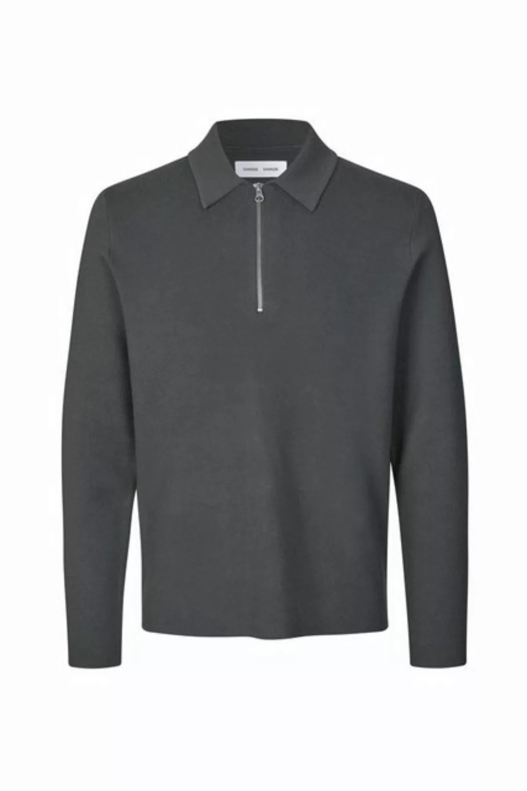 Samsoe & Samsoe Strickpullover Herren Strickpullover GUNA HALF ZIP (1-tlg) günstig online kaufen