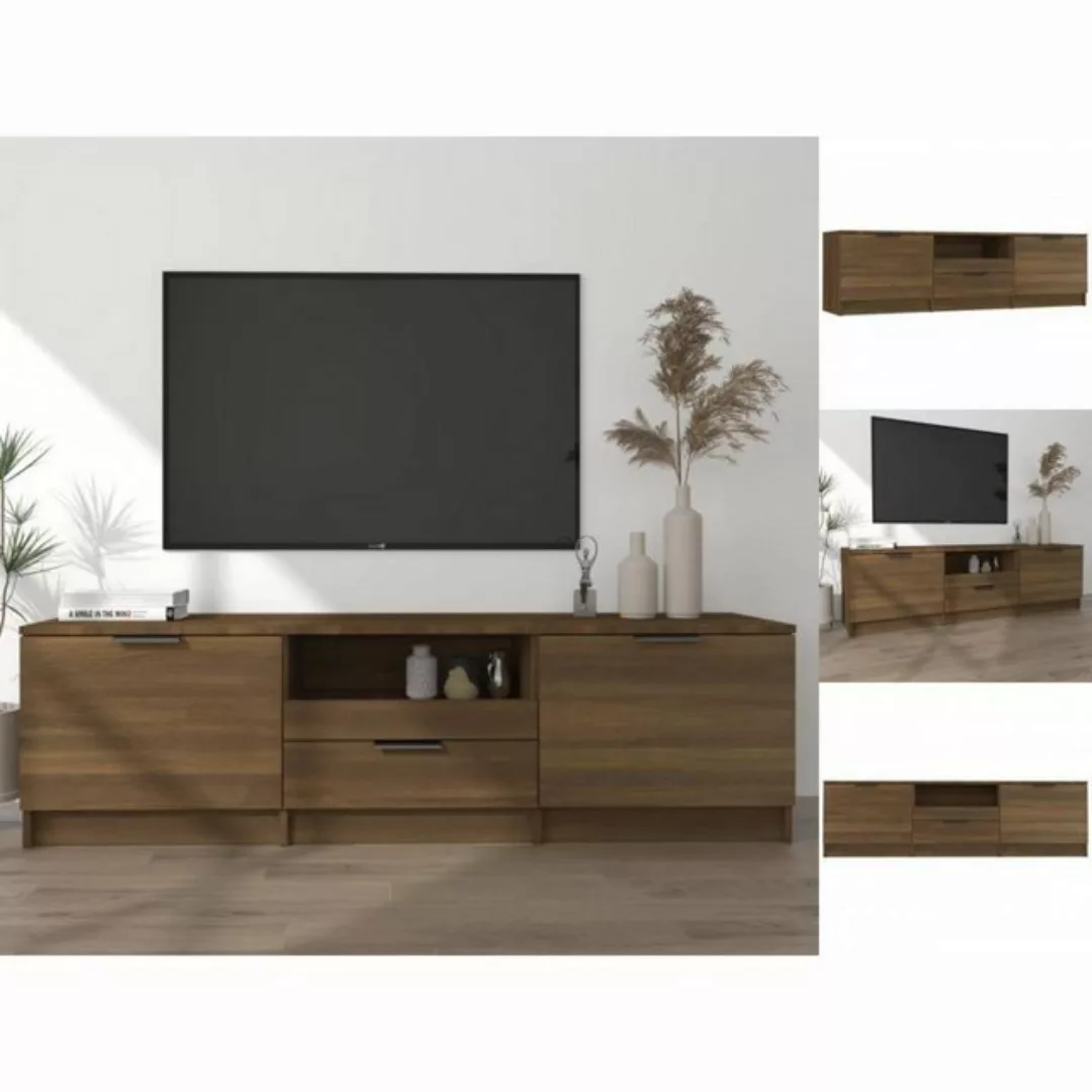 vidaXL TV-Schrank TV-Schrank Braun Eichen-Optik 140x35x40 cm Holzwerkstoff günstig online kaufen