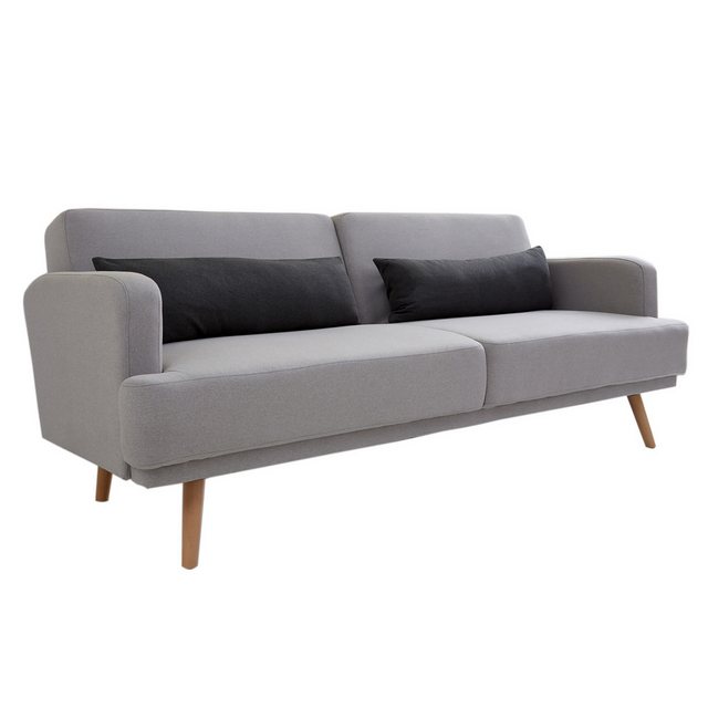 riess-ambiente Schlafsofa STUDIO 200cm grau, mit Bettfunktion günstig online kaufen