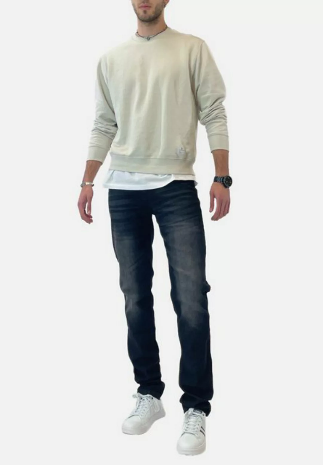 Elara Slim-fit-Jeans Elara Herren Jeans Slim Fit Hose Denim Stretch (1-tlg) günstig online kaufen