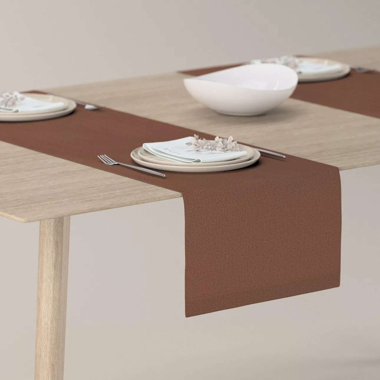 Tischläufer, braun, 40 x 130 cm, Loneta (133-09) günstig online kaufen