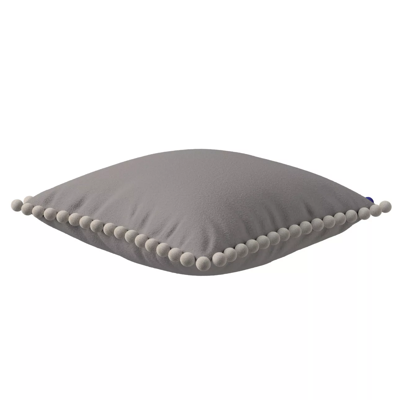 Kissenhülle Wera mit Bommeln, beige, 45 x 45 cm, Bouclé (702-82) günstig online kaufen