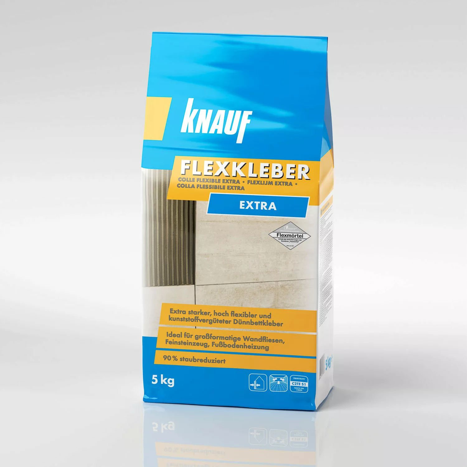 Knauf Flexkleber Extra Grau 5 kg günstig online kaufen