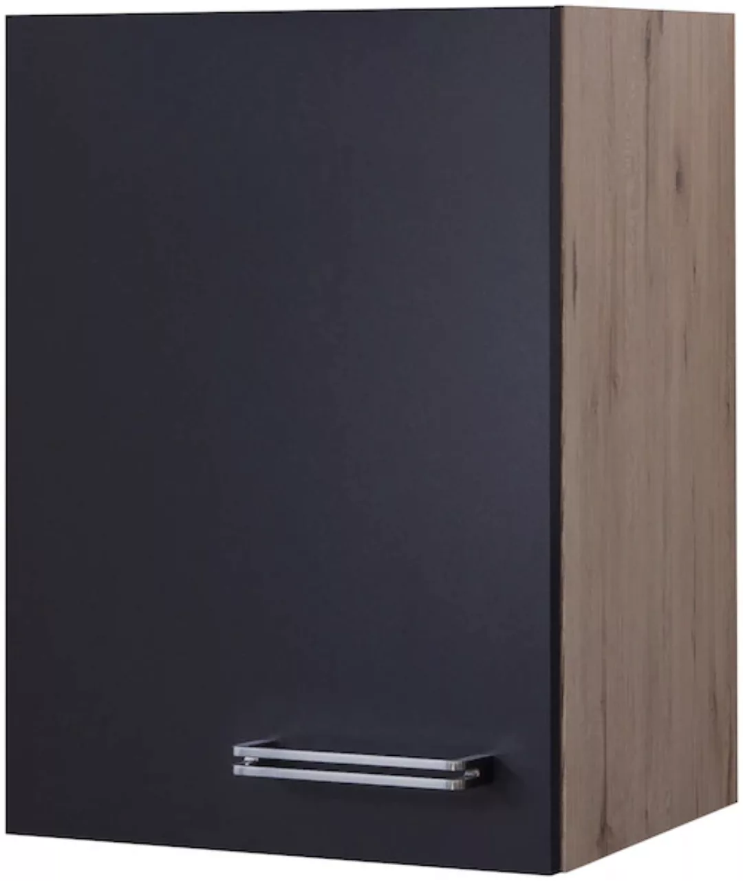 Flex-Well Exclusiv Hängeschrank Lara 40 cm Anthrazit-San Remo Eiche günstig online kaufen