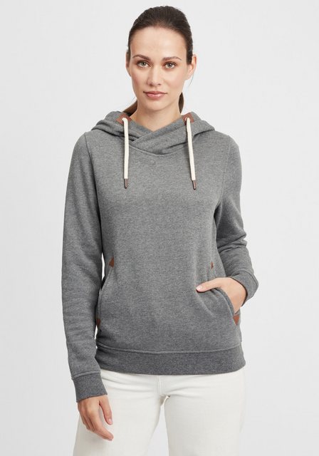 OXMO Hoodie OXVicky Hood Kapuzenpullover mit Cross-Over Kragen günstig online kaufen