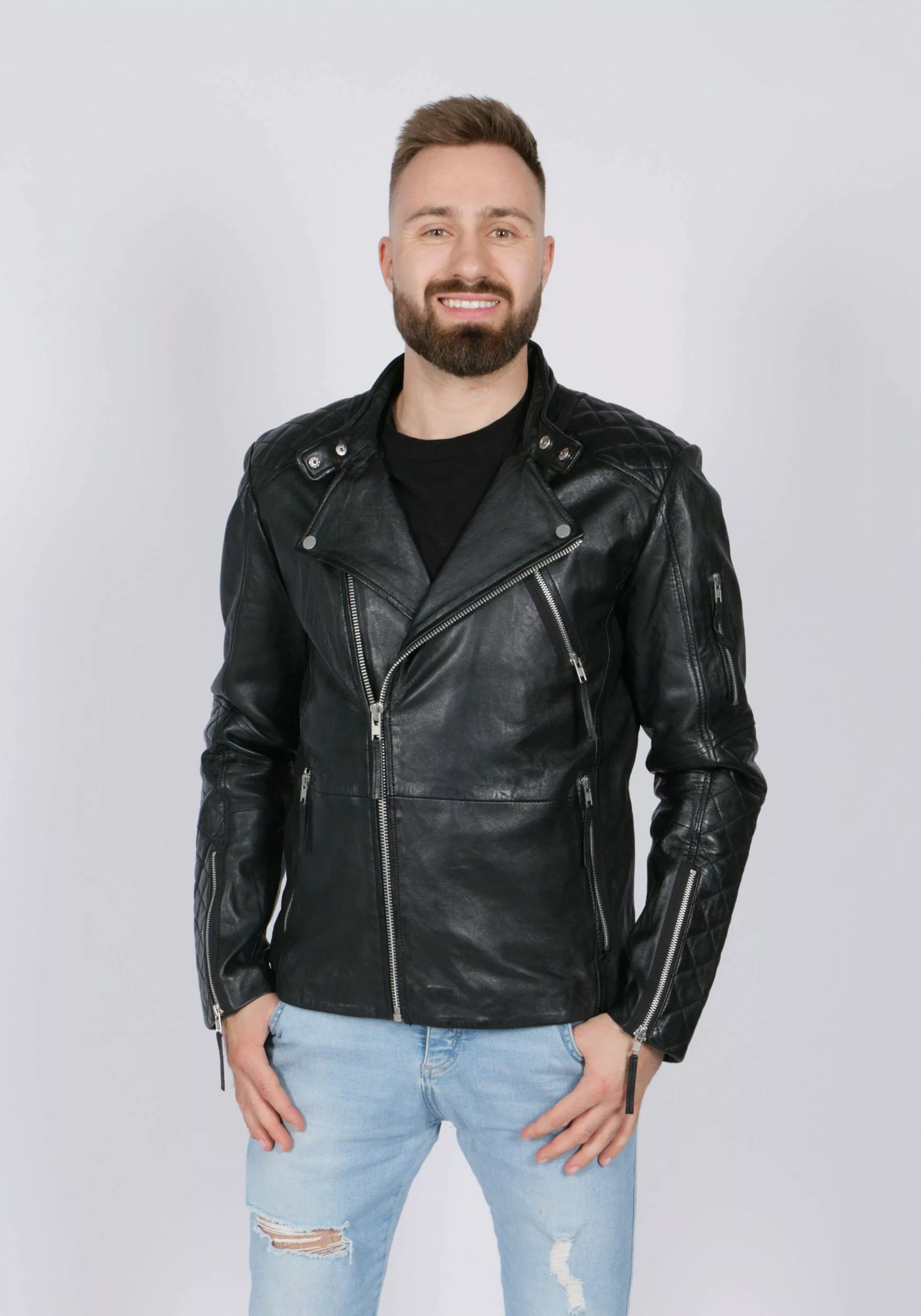Freaky Nation Lederjacke Cruiser günstig online kaufen