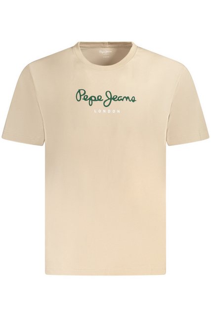 Pepe Jeans T-Shirt Herren Kurzarm T-Shirt Beige aus 100% Nachhaltiger günstig online kaufen