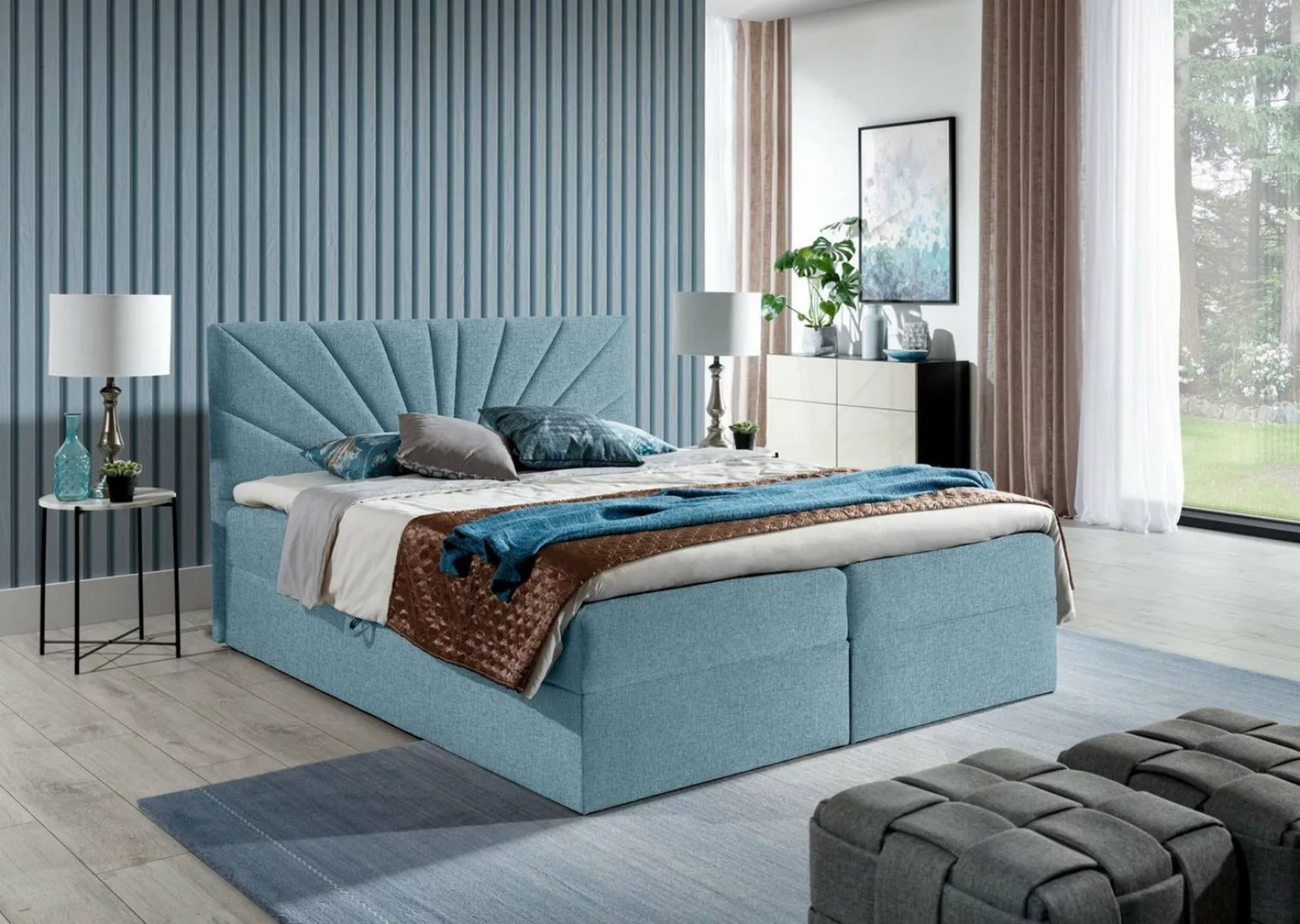 99rooms Boxspringbett Zenturio (Schlafzimmerbett, Bett), Design günstig online kaufen