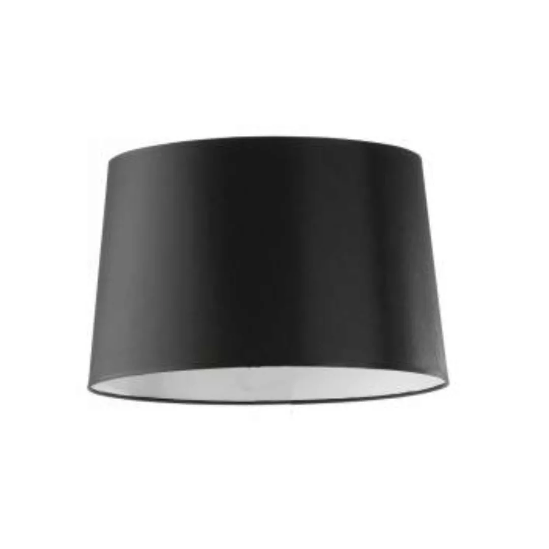 Schwarzer Lampenschirm für Stehlampen konisch Ø45cm günstig online kaufen