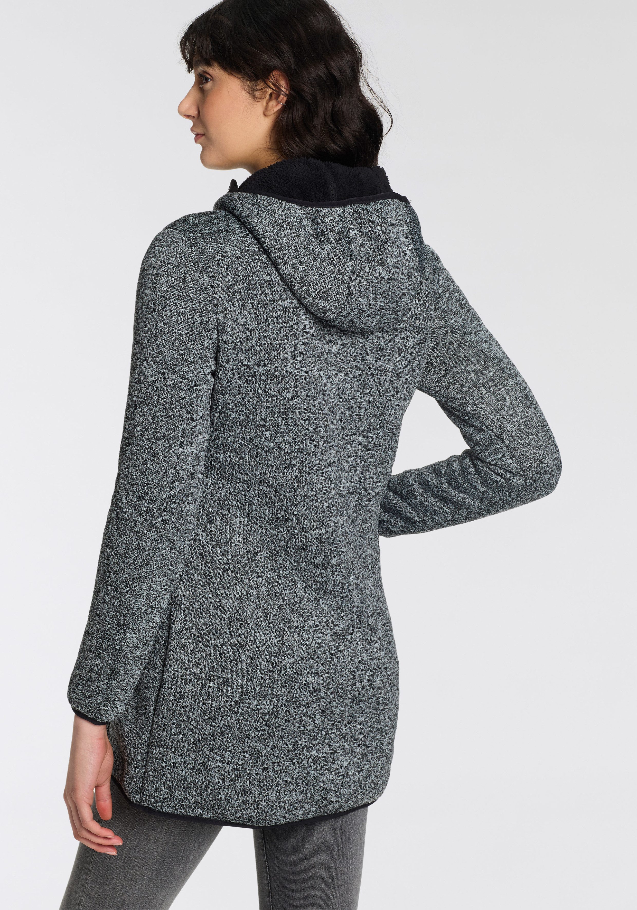 CMP Strickmantel Parka Fix Hood günstig online kaufen