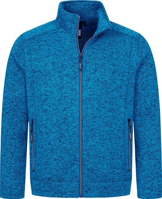 LPO Fleecejacke He-Feinstrickjacke 700-blue aster mel. günstig online kaufen