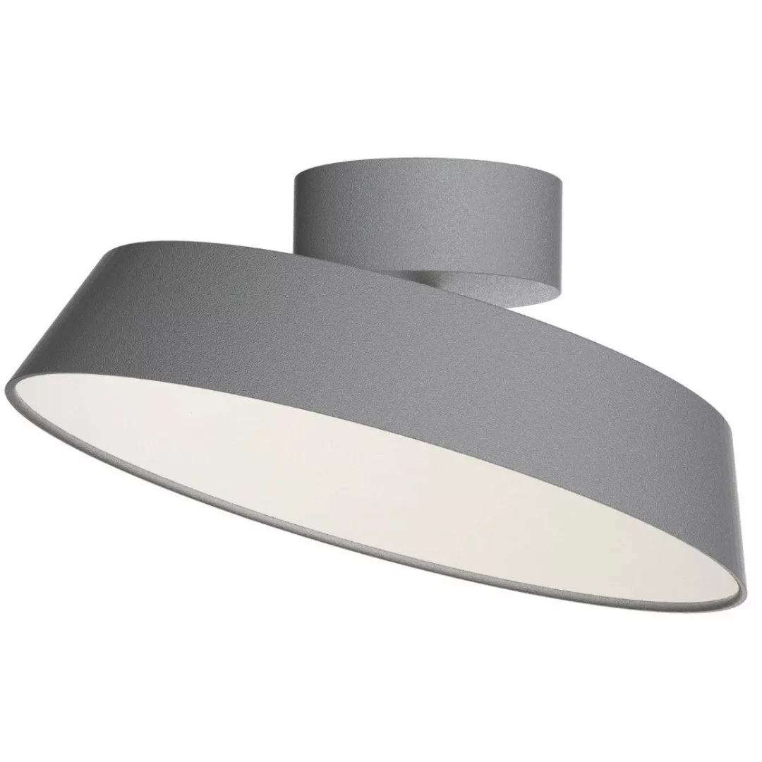 Designer LED Deckenleuchte Kaito in Grau 610lm by Bonnelycke MDD günstig online kaufen