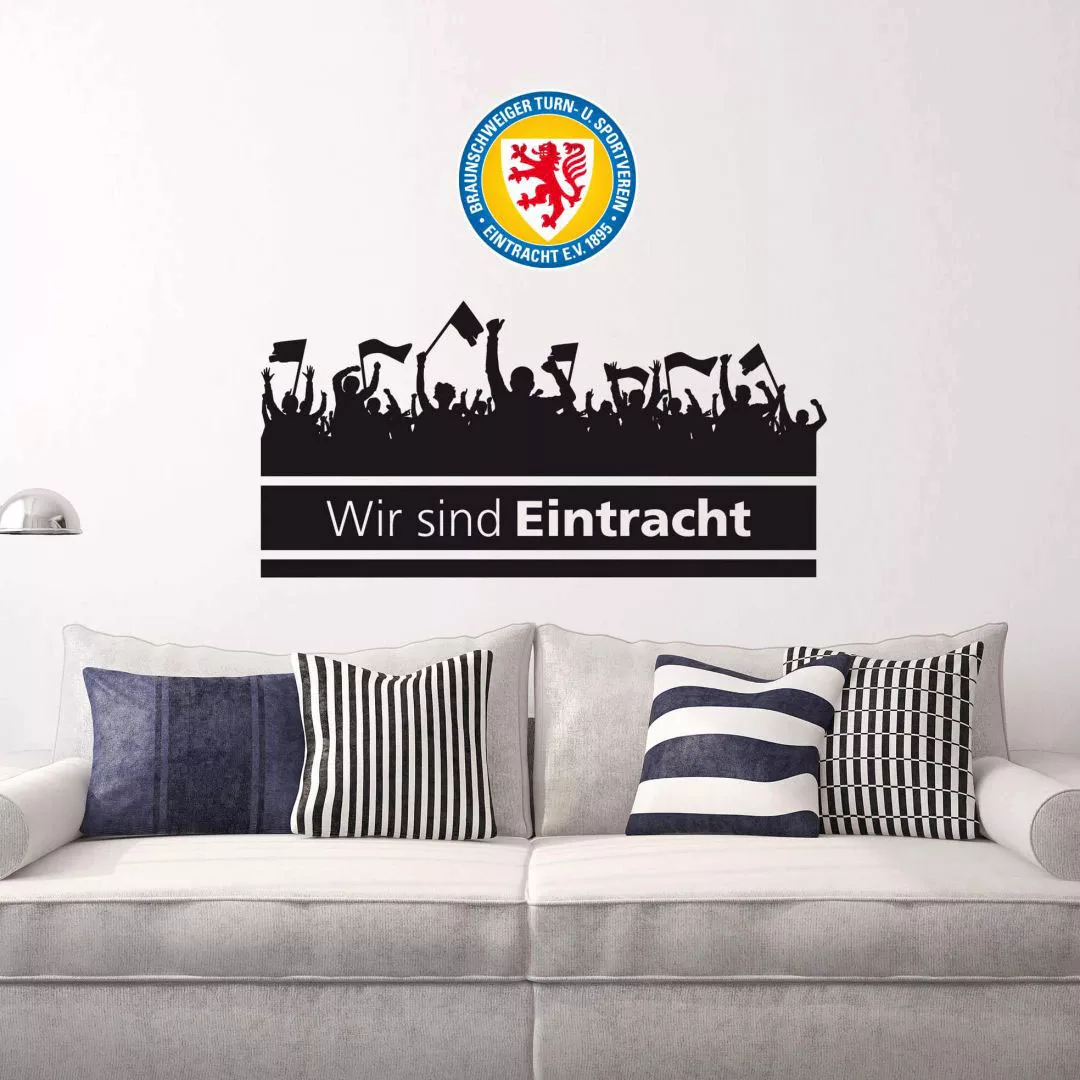 Wall-Art Wandtattoo »Eintracht Braunschweig Fans Logo«, (1 St.) günstig online kaufen