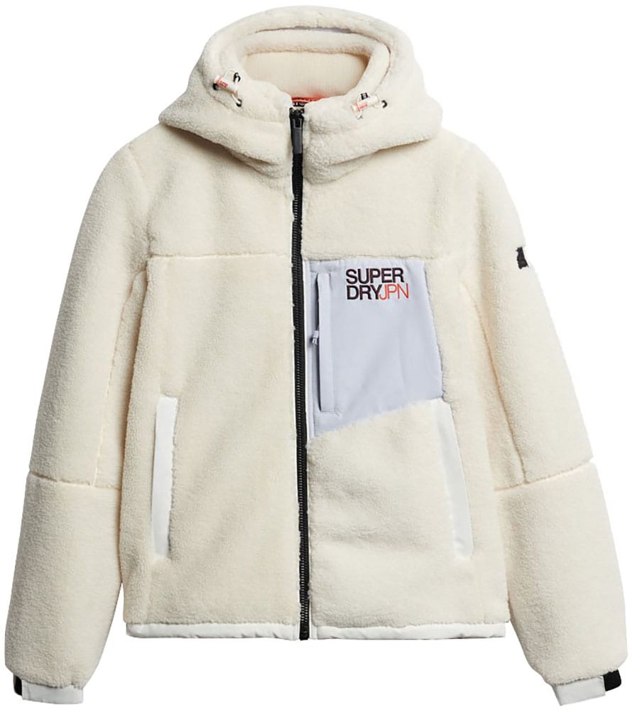 Superdry Outdoorjacke "HOODED FLEECE TREKKER JKT", mit Kapuze günstig online kaufen