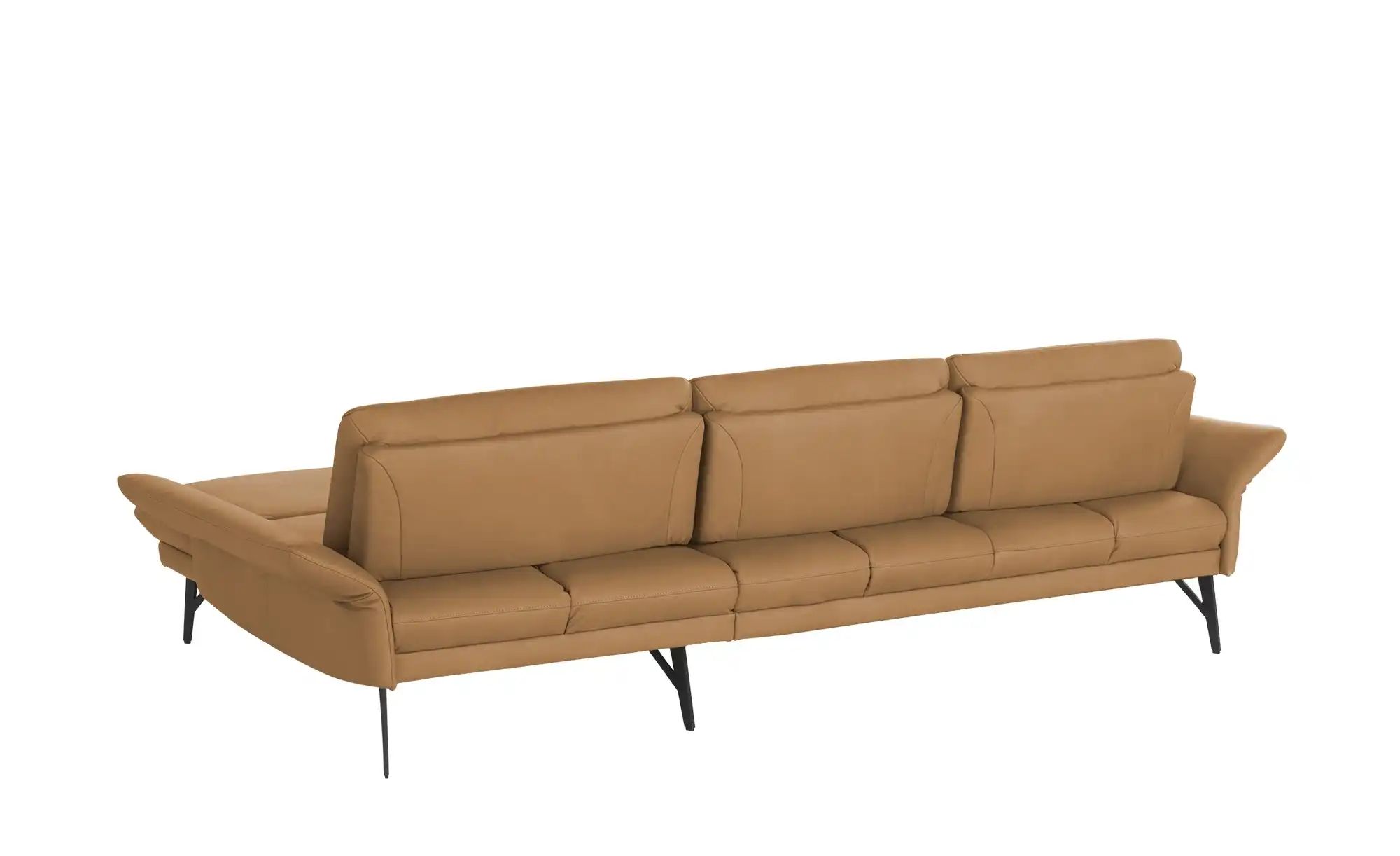 himolla Ecksofa Echtleder 1928 ¦ gelb ¦ Maße (cm): B: 296 H: 85 T: 175 Pols günstig online kaufen