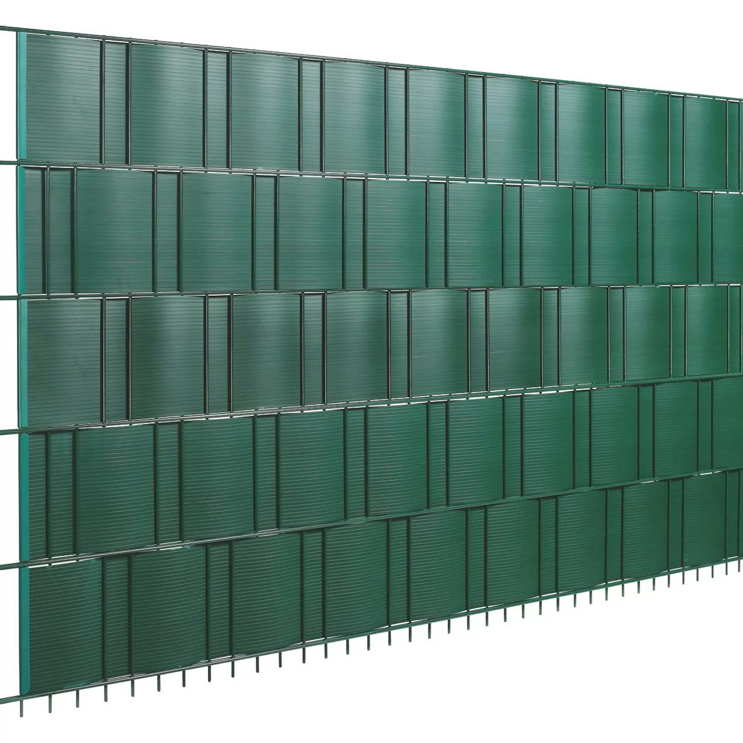 Floraworld PVC-Sichtschutzstreifen Grün Höhe 19 cm Länge 201,5 cm 5 Streife günstig online kaufen