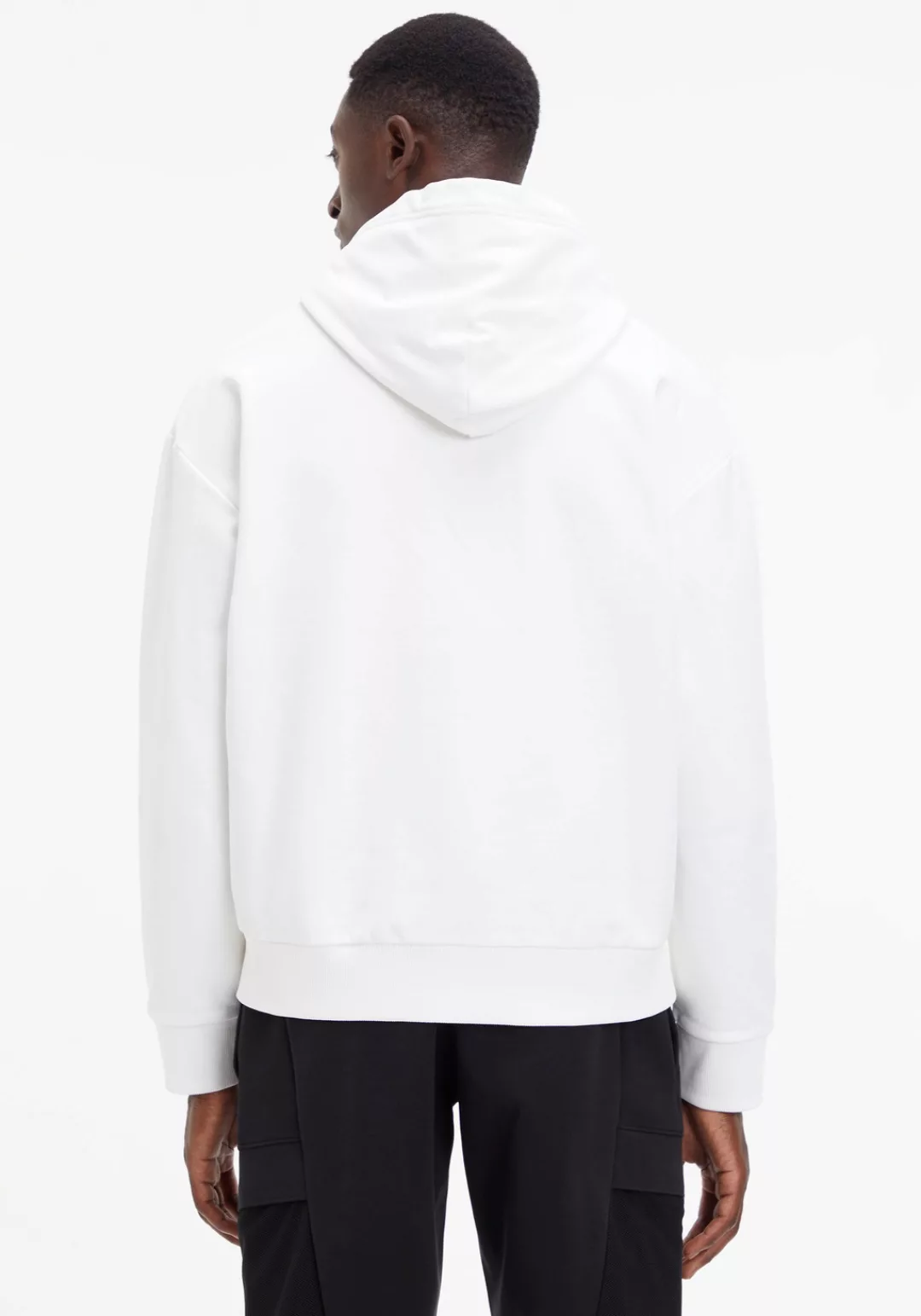Calvin Klein Kapuzensweatshirt mit schlichter Kapuze und Kängurutasche günstig online kaufen
