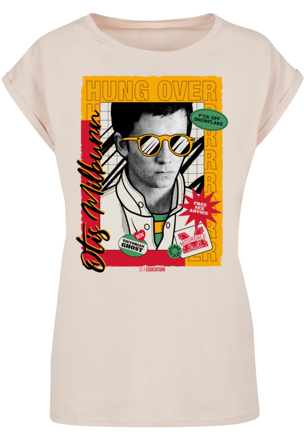 F4NT4STIC T-Shirt "Sex Education Otis Hung Over Collage", Premium Qualität günstig online kaufen