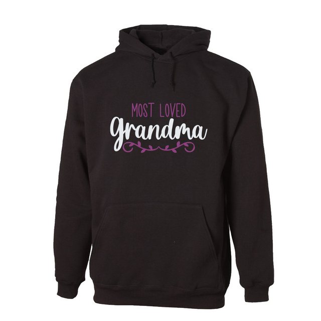 G-graphics Hoodie Most loved Grandma mit trendigem Frontprint mit Spruch zu günstig online kaufen