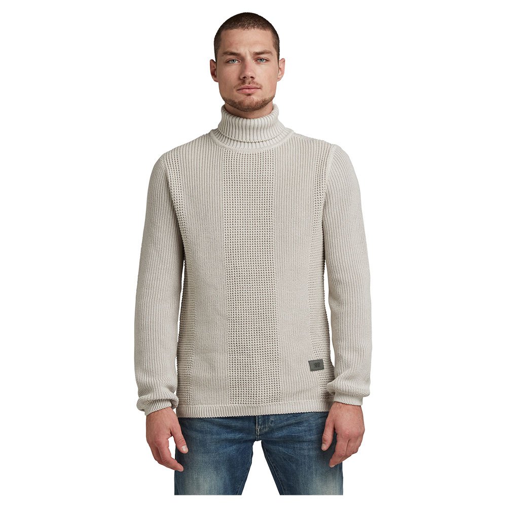 G-star Structured Pullover M Whitebait / Charcoal günstig online kaufen