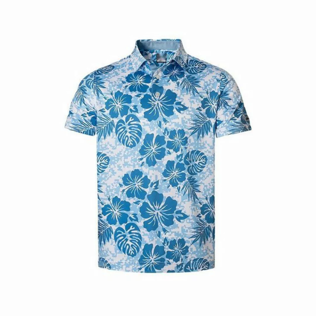 YRIIOMO T-Shirt Herren Sonnenschutz Freizeit Polo Männer T-Shirt Sommer mod günstig online kaufen