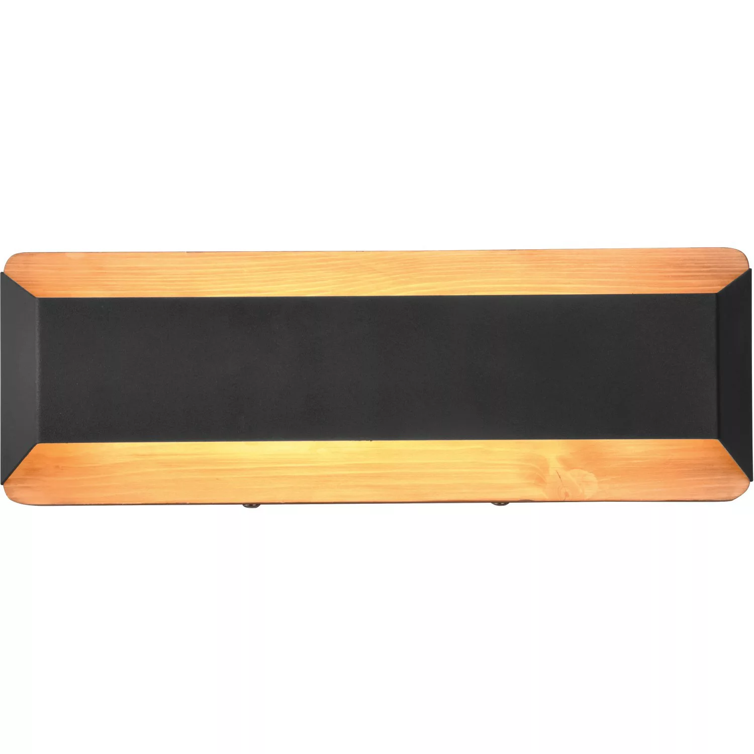 Trio LED-Wandleuchte Arino 13,5W 1500 lm Schwarz matt Holz günstig online kaufen