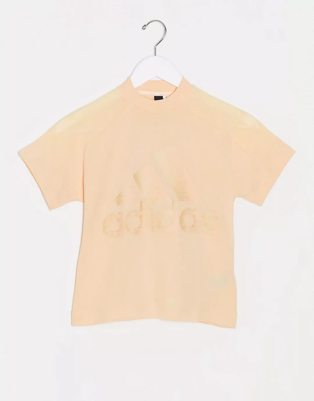 Adidas – Glam – T-Shirt in Creme-Weiß günstig online kaufen