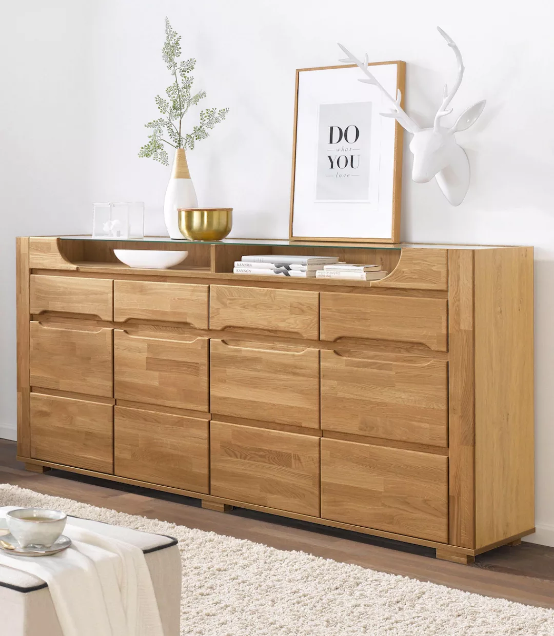 Home affaire Sideboard "Denis", Breite 200 cm günstig online kaufen