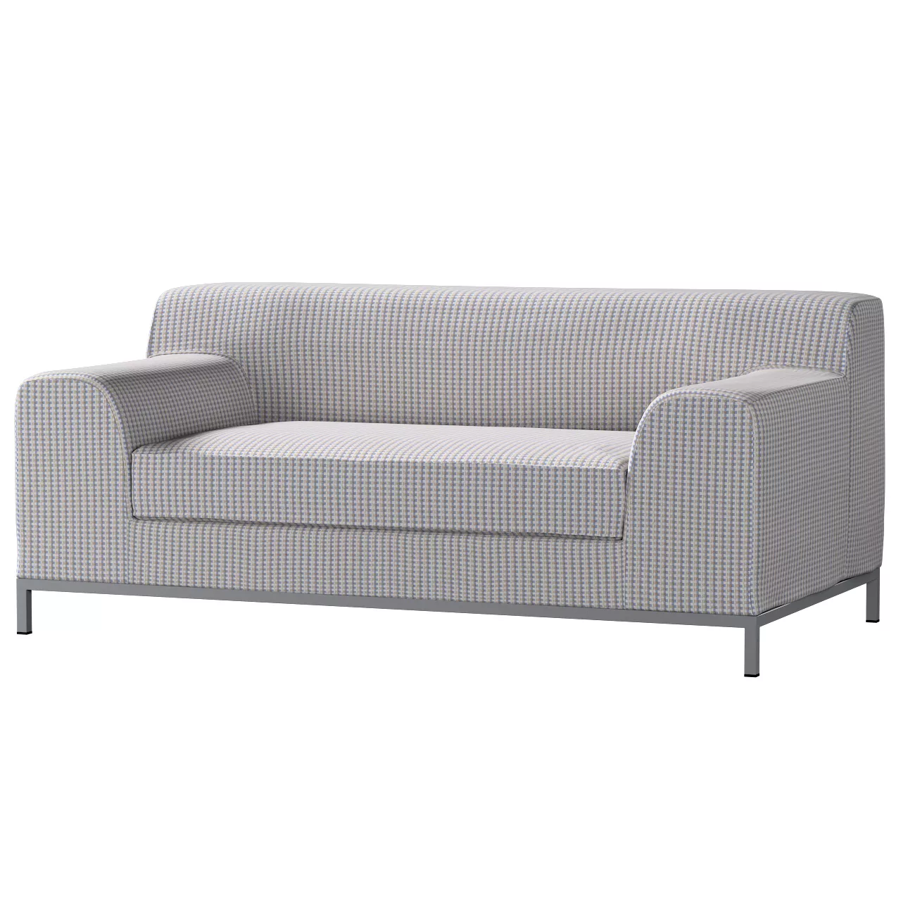 Bezug für Kramfors 2-Sitzer Sofa, beige-blau, Sofahusse, Kramfors 2-Sitzer, günstig online kaufen