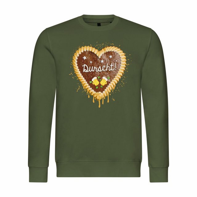 deinshirt Rundhalspullover Herren Pullover Lebkuchenherz Durscht Mit Print günstig online kaufen