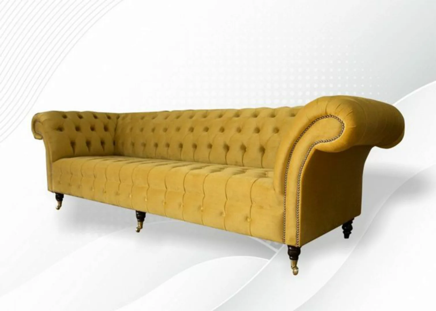 JVmoebel Chesterfield-Sofa, Chesterfield 4 Sitzer Sofa Design Sofa Couch 26 günstig online kaufen