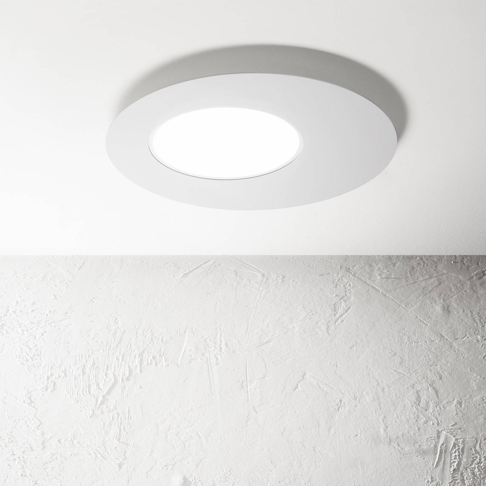 Ideal Lux LED-Deckenleuchte Iride, weiß, Ø 50 cm, Metall günstig online kaufen