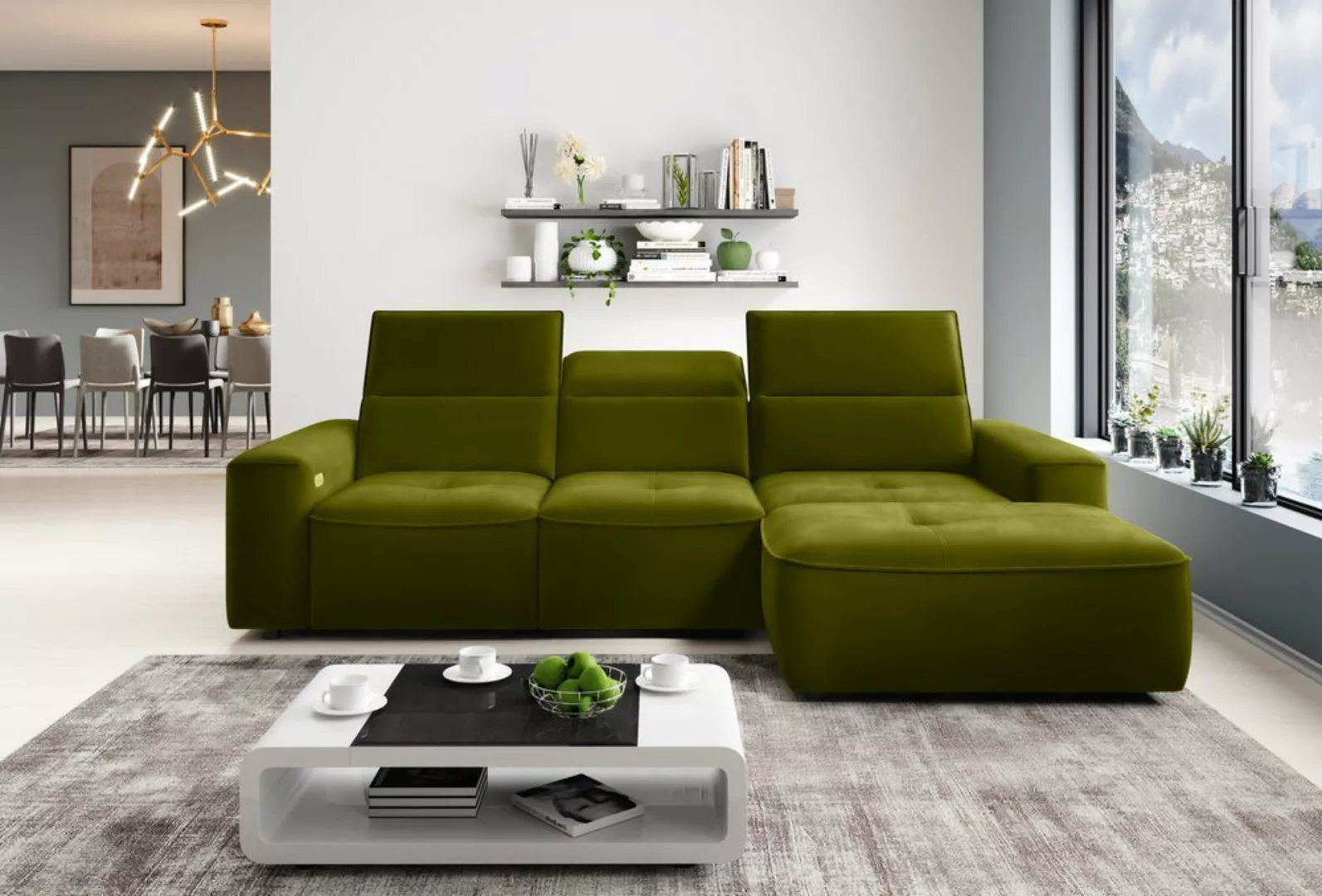 Stylefy Ecksofa Colton MINI, L-Form, Eckcouch, Ottomane links oder rechts b günstig online kaufen