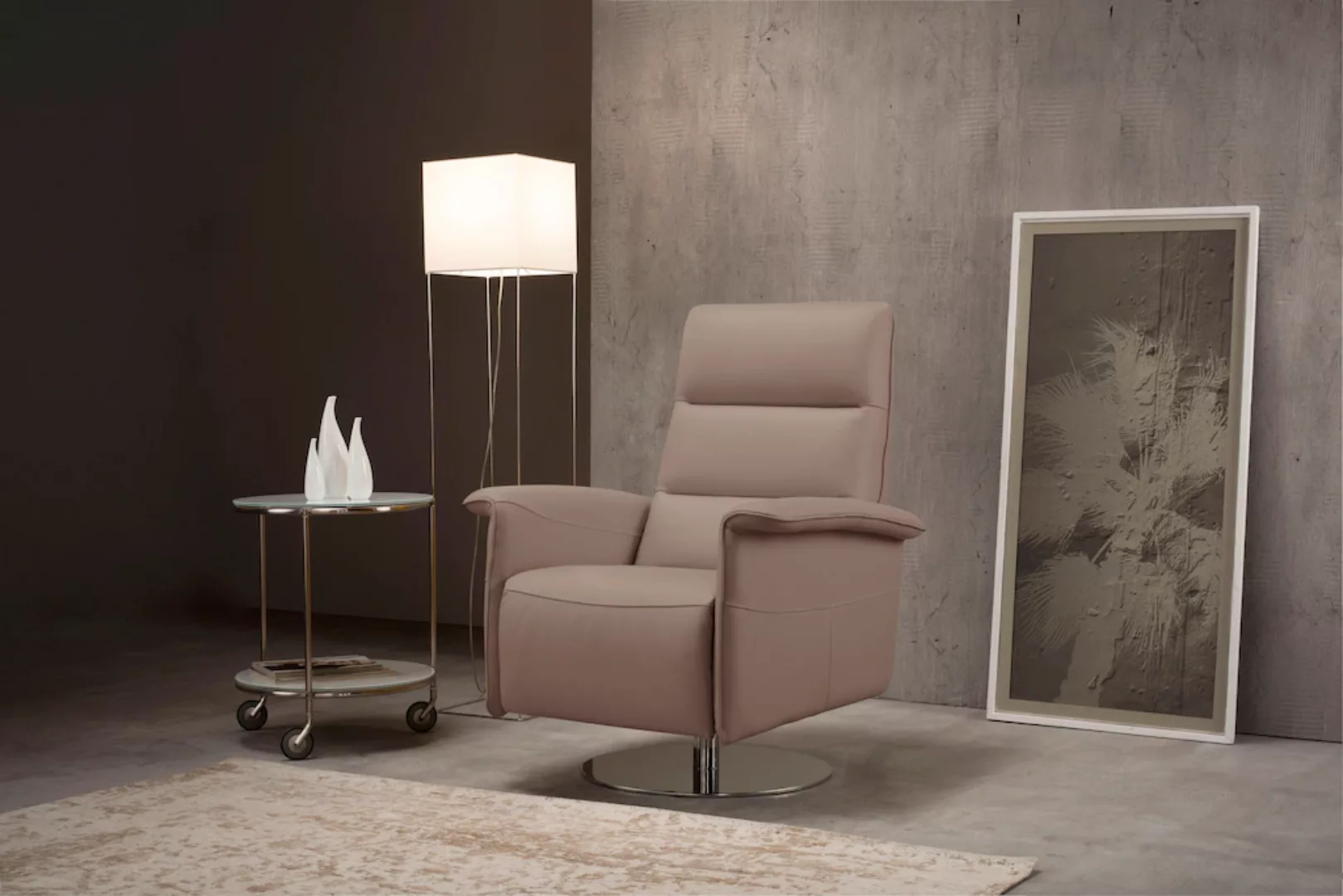 Egoitaliano Sessel »Kelly Designsessel«, drehbar, manuelle Relaxfunktion mi günstig online kaufen