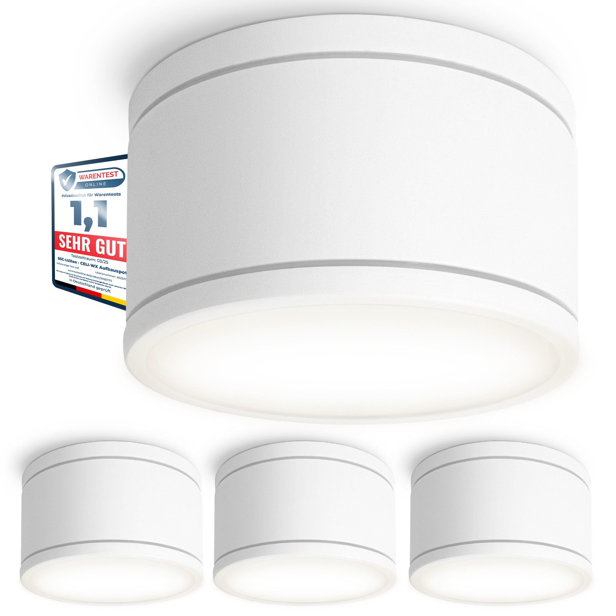 SSC-LUXon LED Außen-Deckenleuchte CELI-WX Bad Aufbaustrahler günstig online kaufen