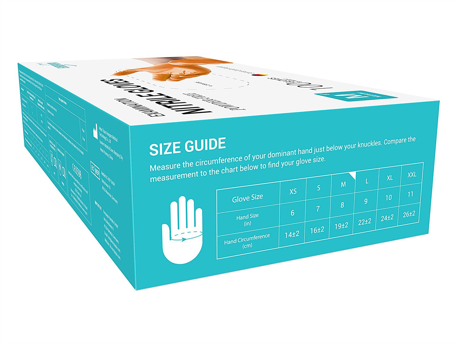 EUROPAPA Nitril-Handschuhe 500x Nitrilhandschuhe Einweghandschuhe (latexfre günstig online kaufen