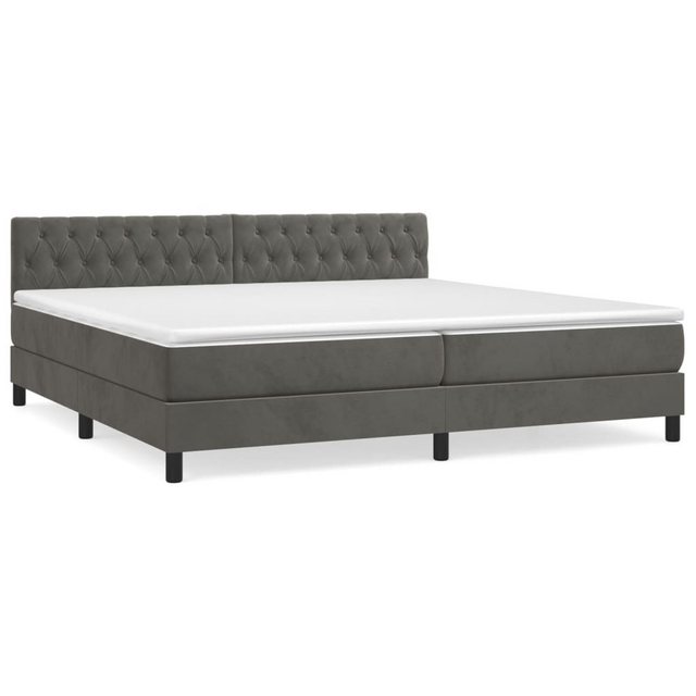 vidaXL Boxspringbett Bett Boxspringbett mit Matratze Samt (200 x 200 cm, Du günstig online kaufen