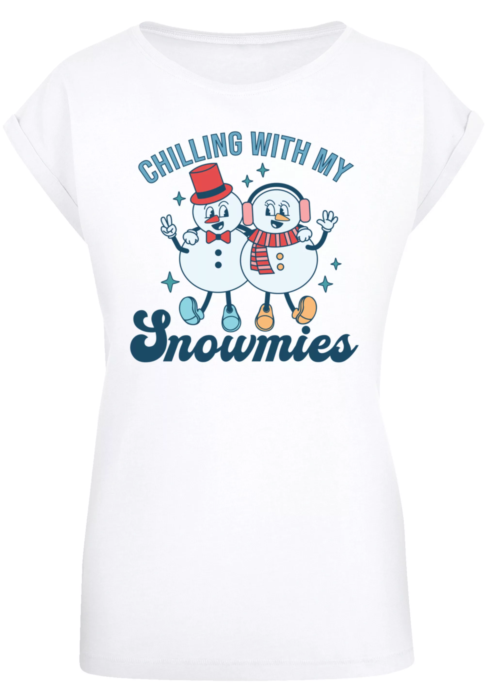 F4NT4STIC T-Shirt "Chilling with My Snowmies", Premium Qualität günstig online kaufen