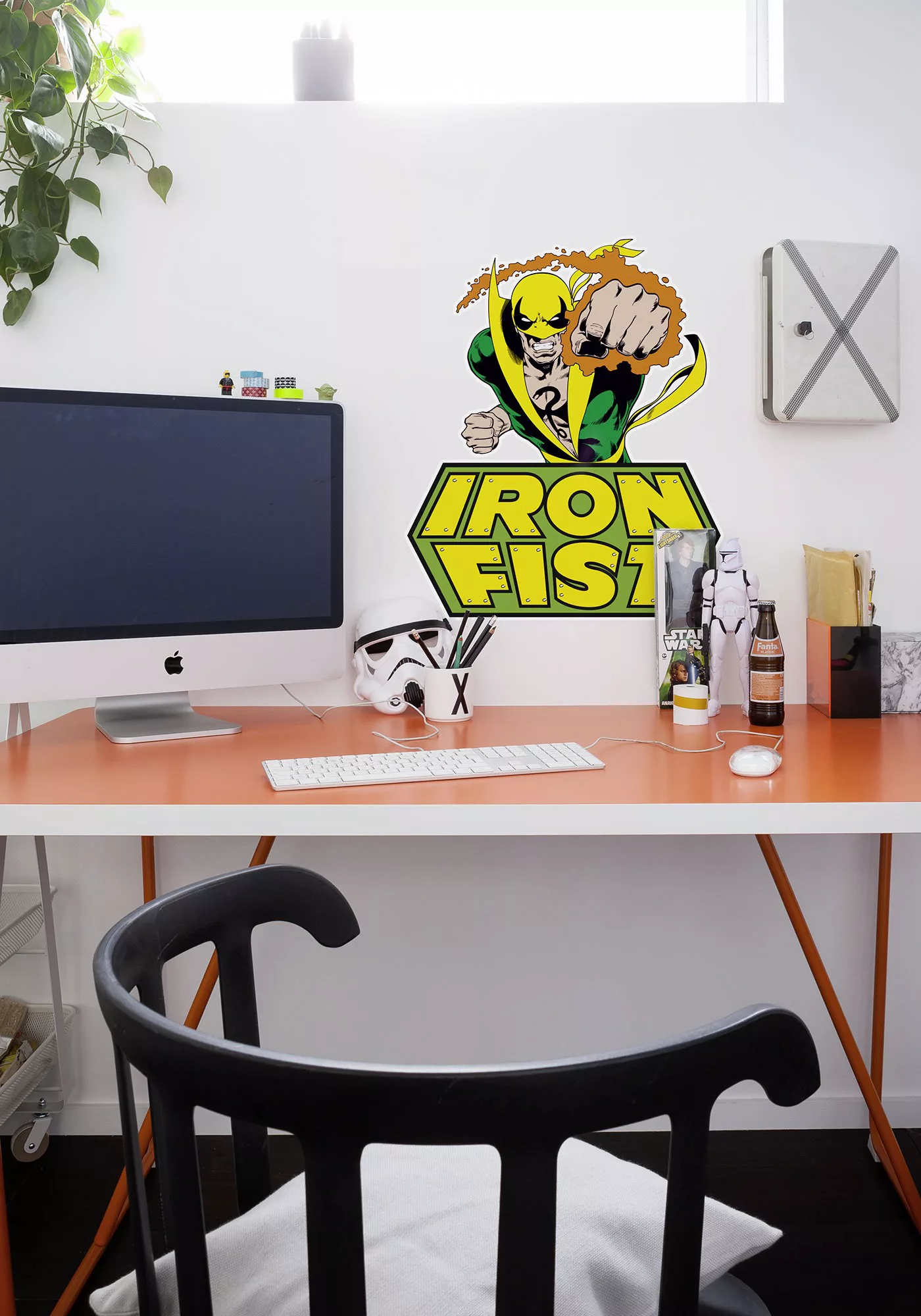 Komar Wandtattoo Iron Fist Comic  Iron Fist Comic B/L: ca. 50x70 cm günstig online kaufen