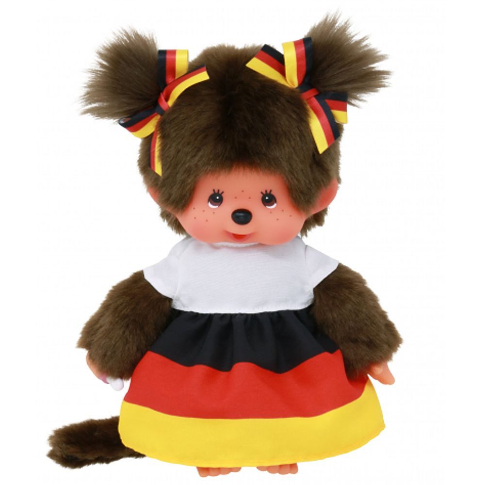 Monchhichi Plüschfigur Mädchen im Deutschland-Kleid 20 günstig online kaufen
