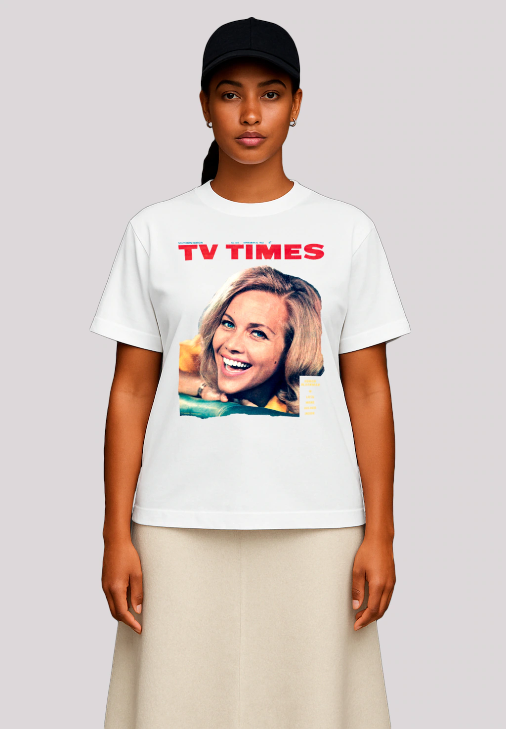 F4NT4STIC T-Shirt "TV Times Honor Blackman 1964 Cover", Premium Qualität günstig online kaufen